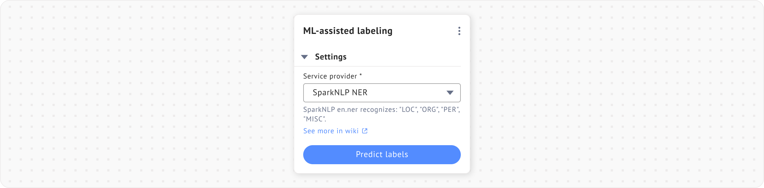 Image of ML Assisted with SparkNLP NER