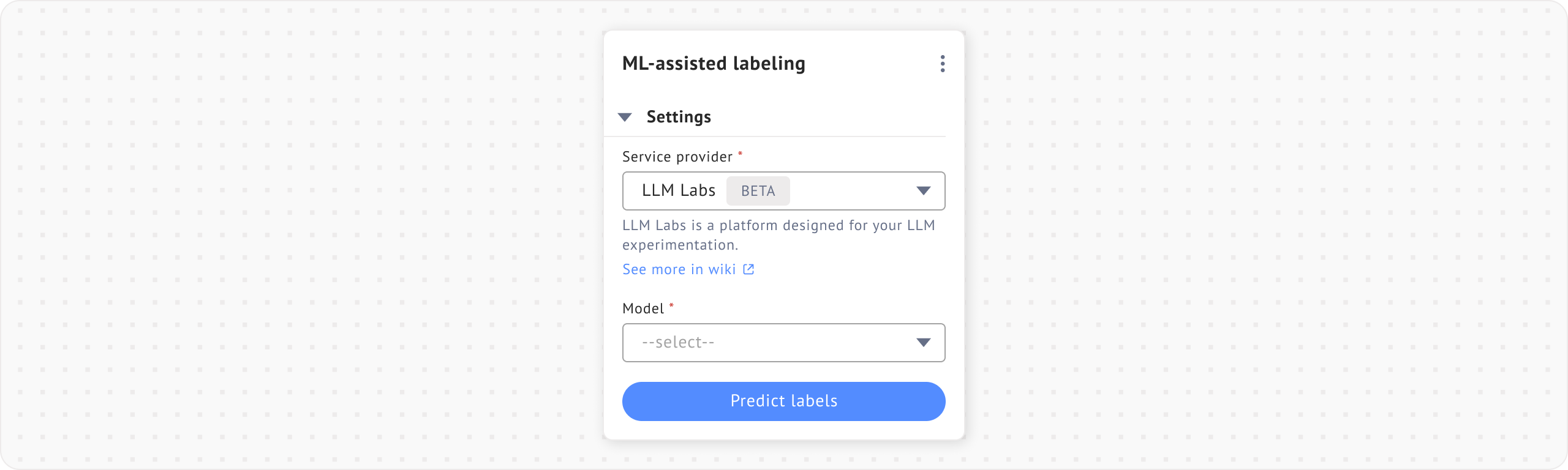 Image of ML Assisted Labeling with LLM Labs for Span Based