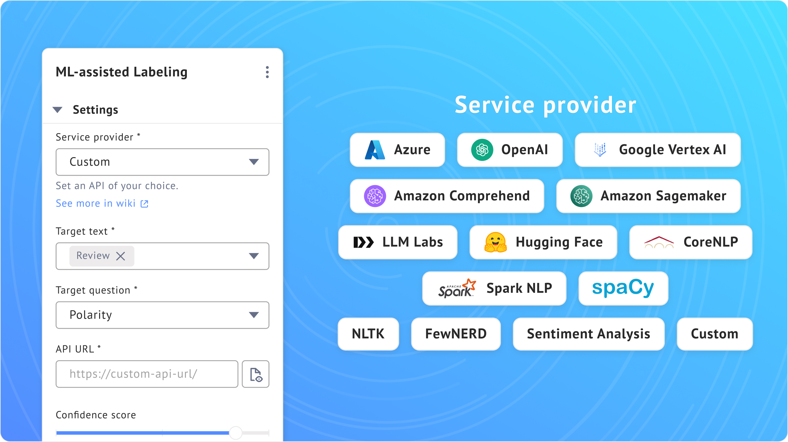 Service provider for ML-assisted Labeling