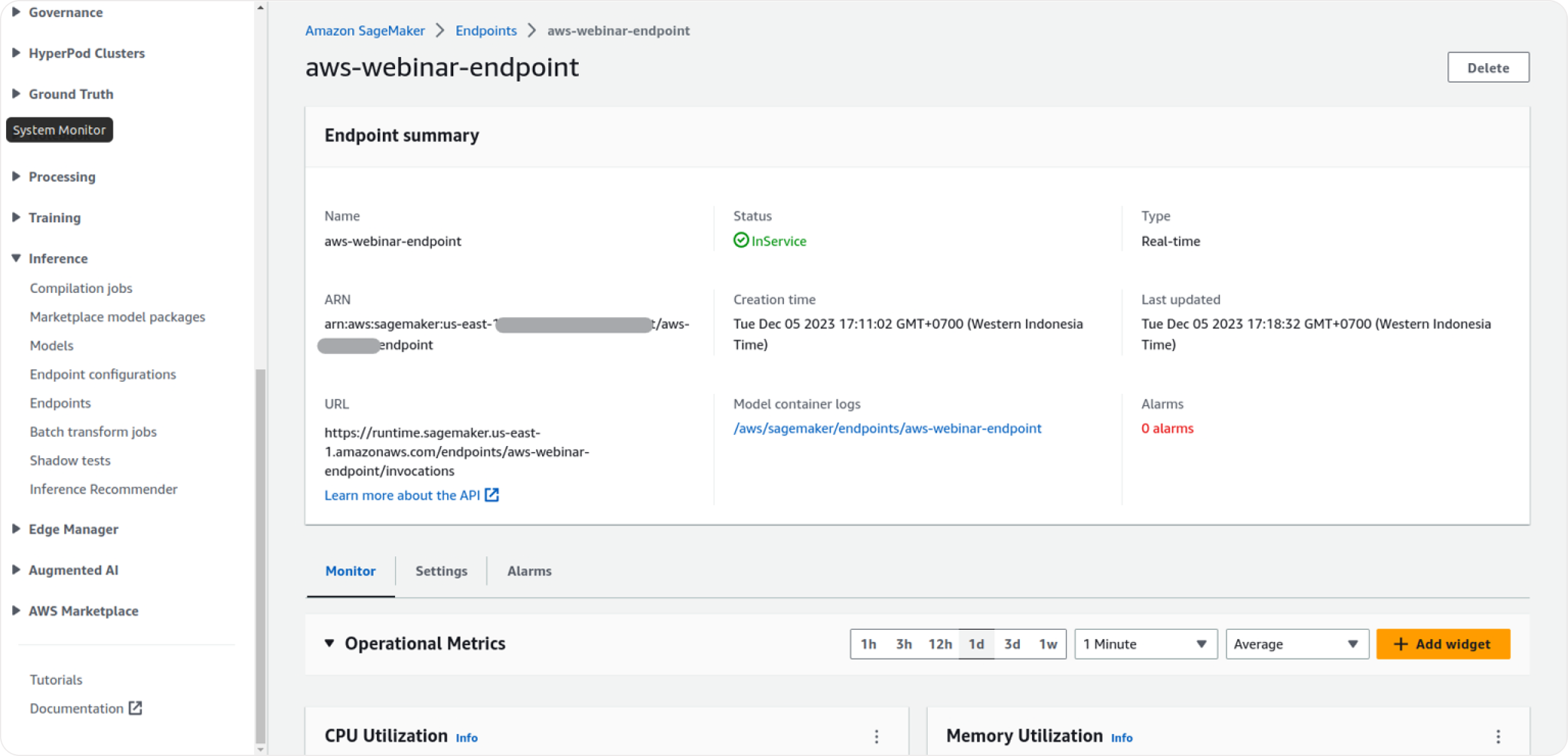 Image of Endpoint Details