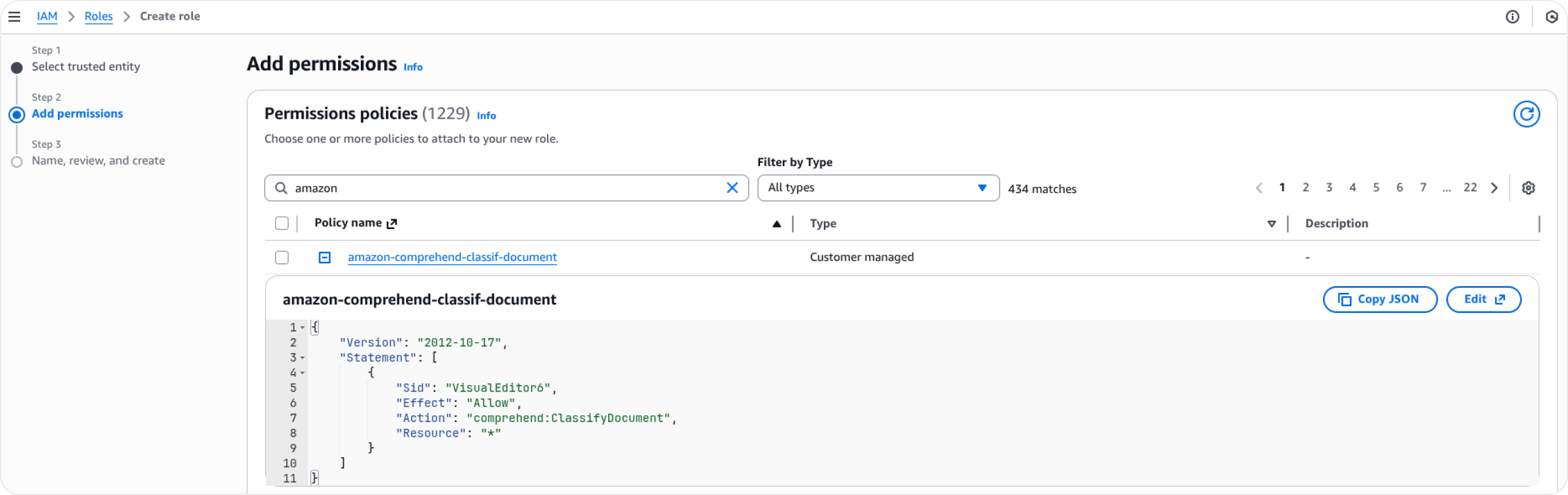 Image of Add permissions page